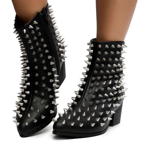 spiked boots for women.